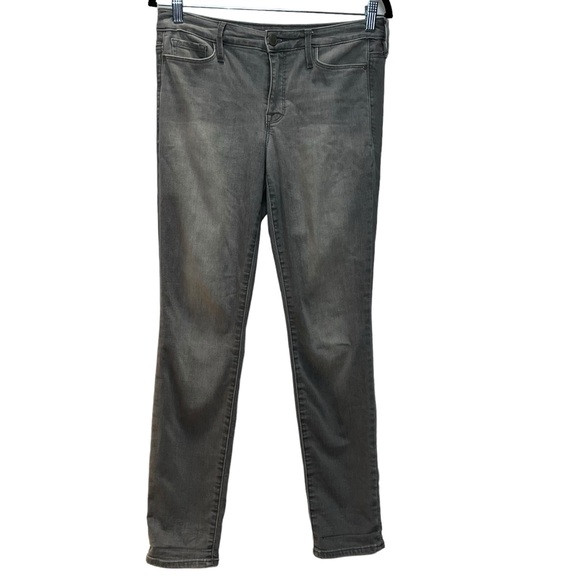 Athleta Sculptek Washed Gray Skinny Jeans Size 4 - Picture 4 of 14